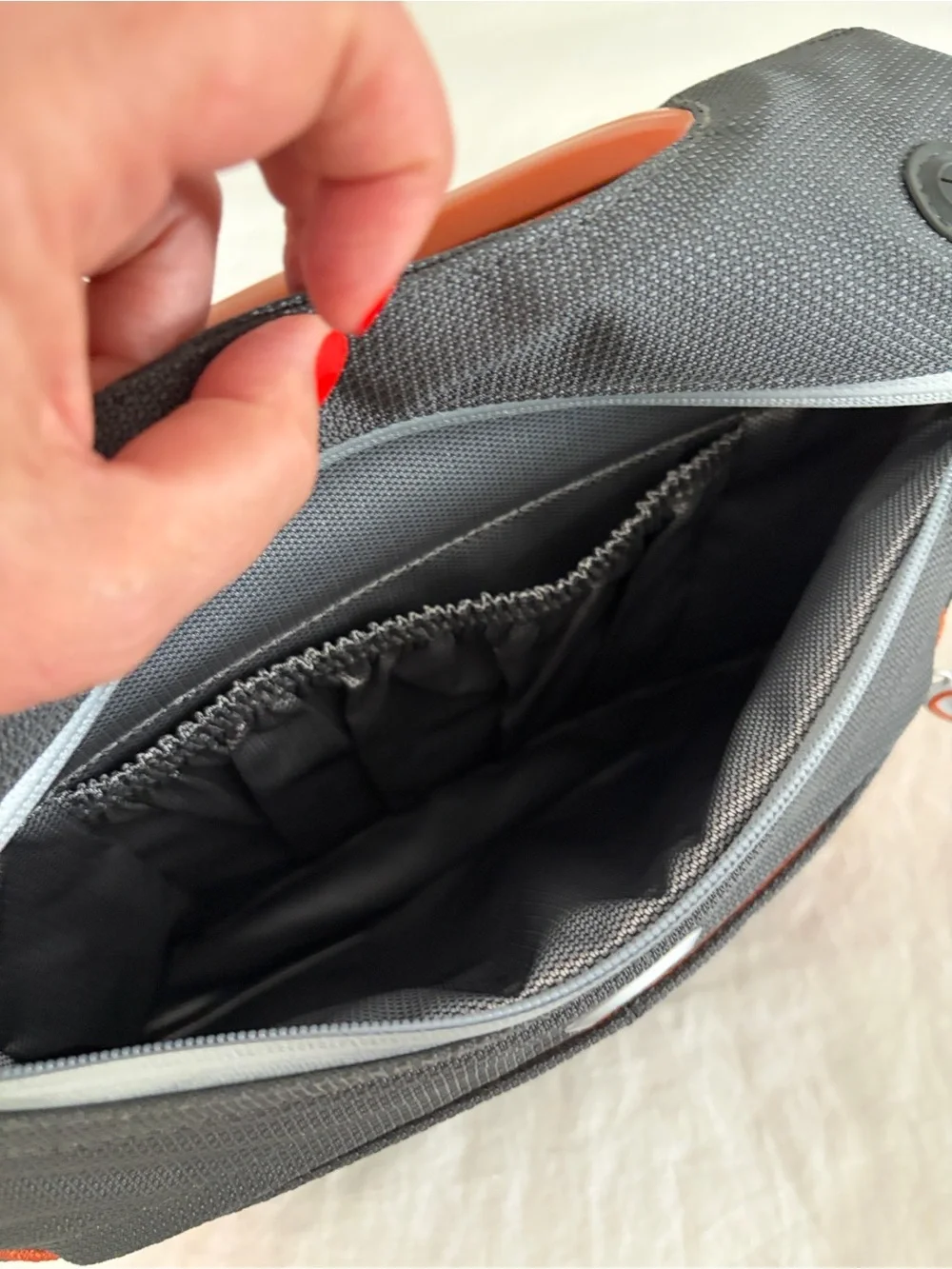 TUMI Ducati Crossbody messenger bag. Discreet corporate logo on back. Never used